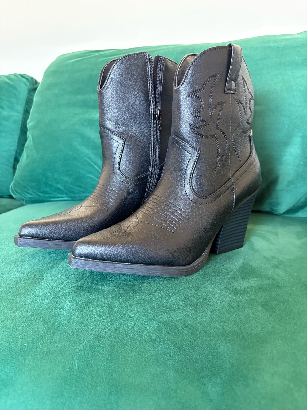Kohl's Black Western-Inspired Women's Ankle Boots